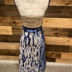 J Jill Pima Tie Dye Skirt